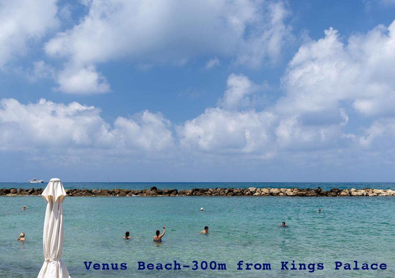 105 Kings Palace - Fabulous 2 Bed, 2 Bath, Large Patio With Garden - Sea Views Paphos Exterior foto