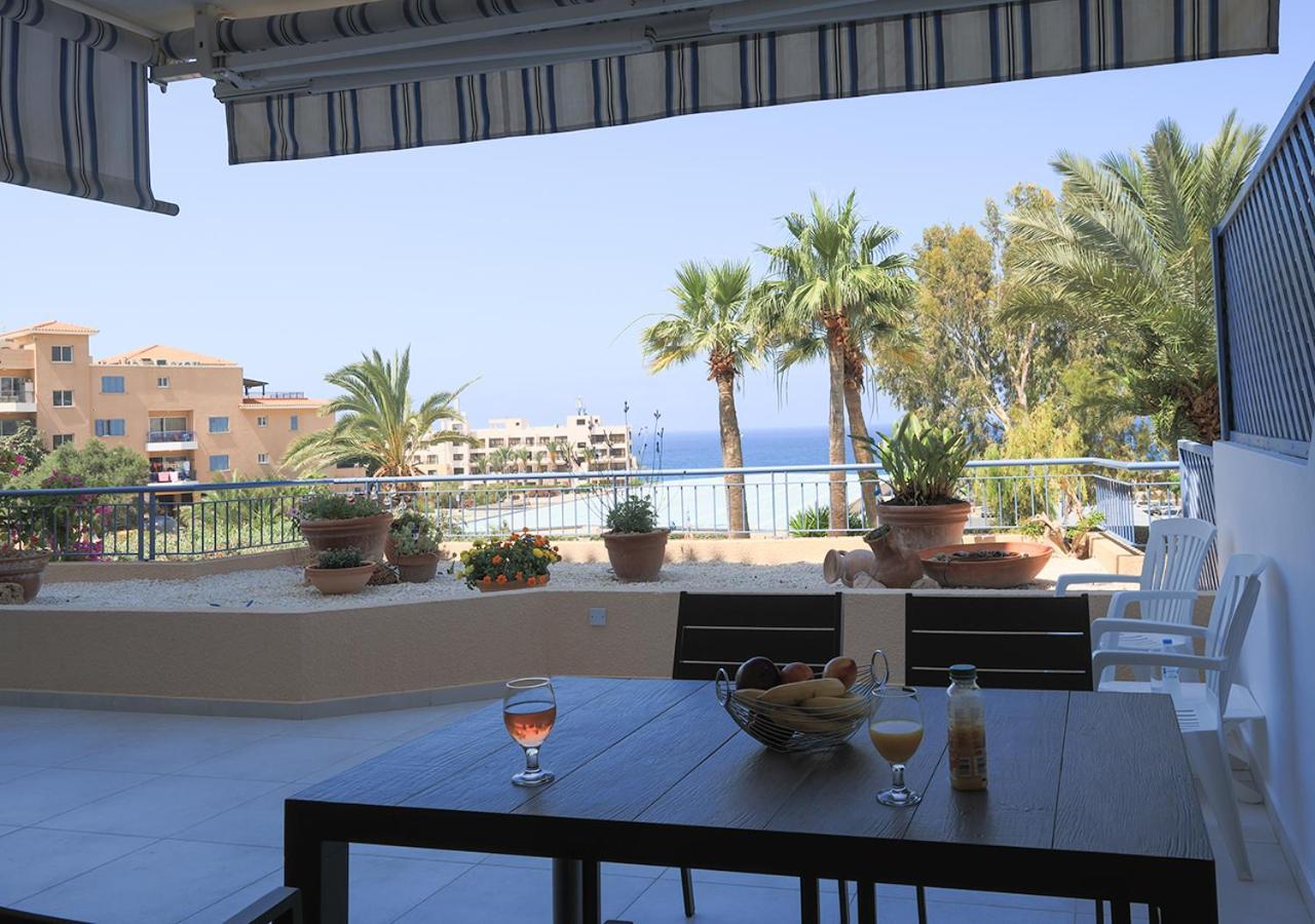 105 Kings Palace - Fabulous 2 Bed, 2 Bath, Large Patio With Garden - Sea Views Paphos Exterior foto